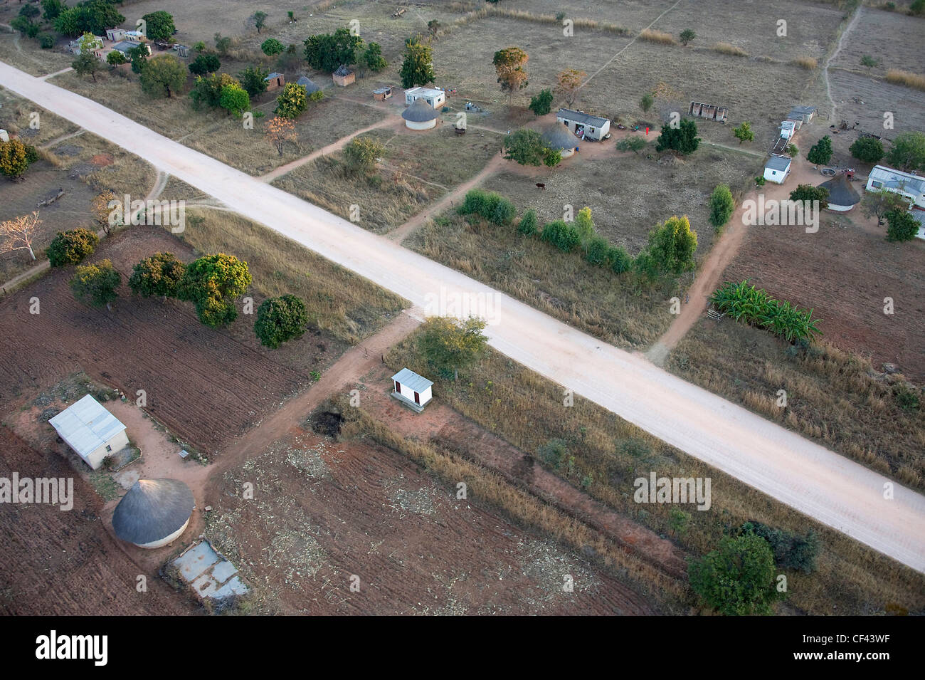 Aerial images of rural areas in Zimbabwe Stock Photo Alamy