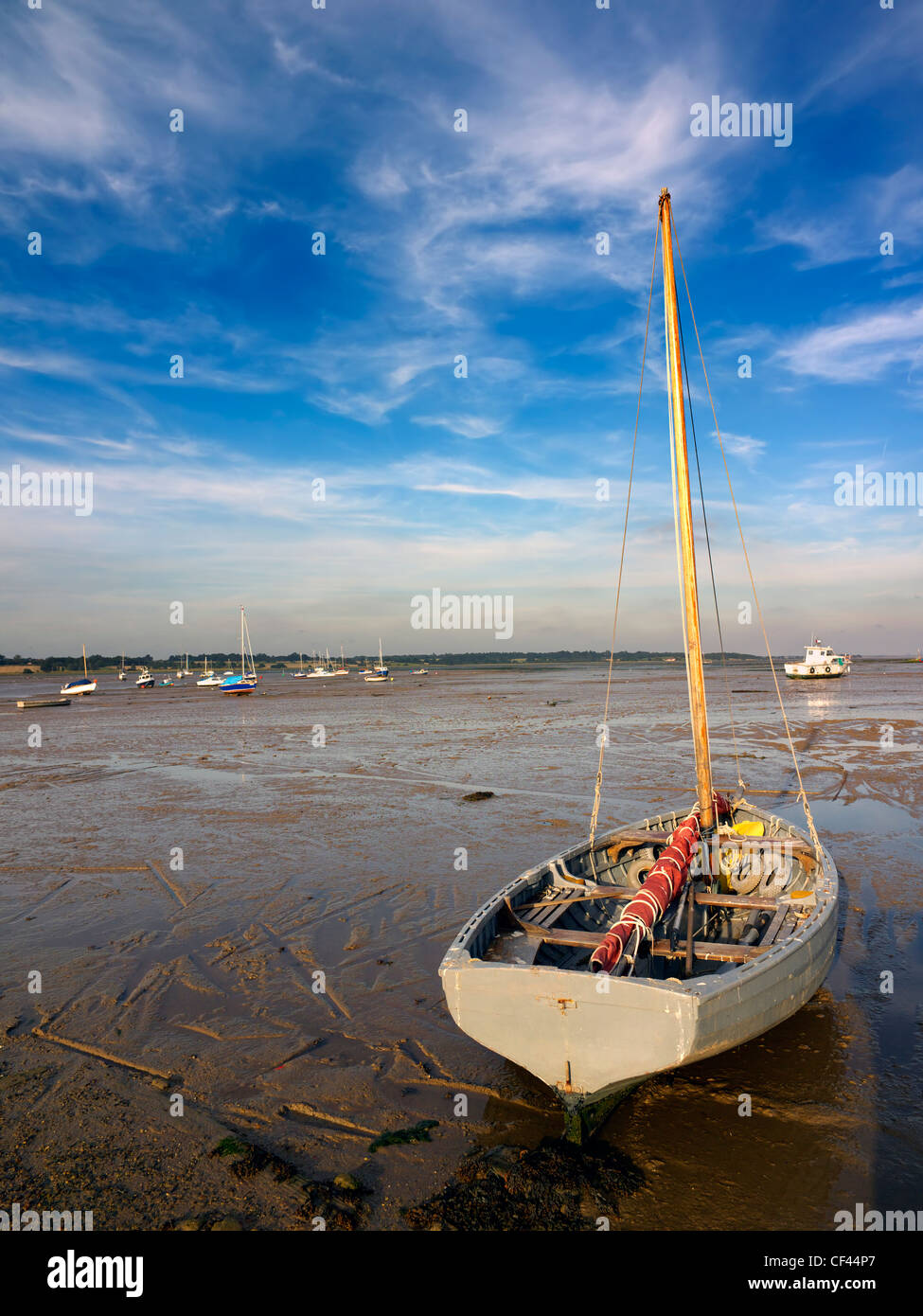 Low tide on the River Stour at Manningtree. Manningtree is known as the ...