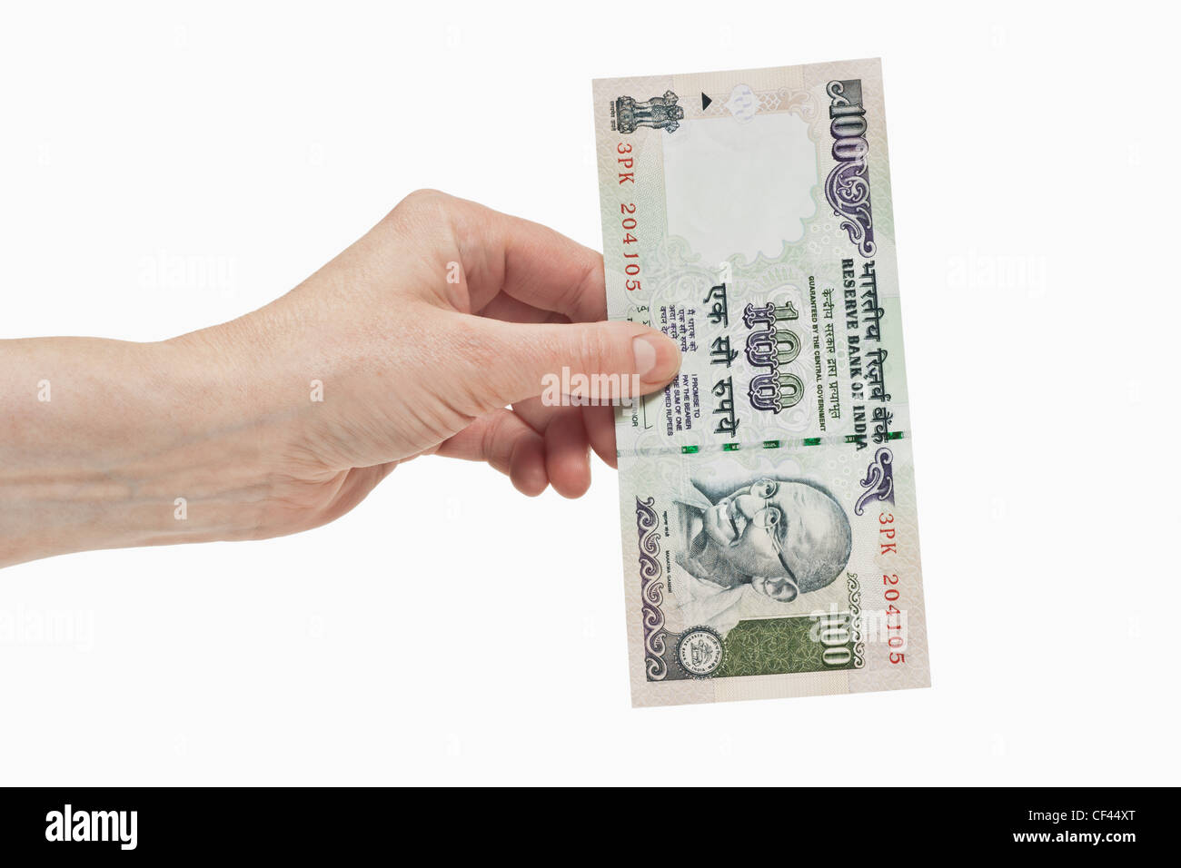 Rupees In Hand High Resolution Stock Photography And Images Alamy