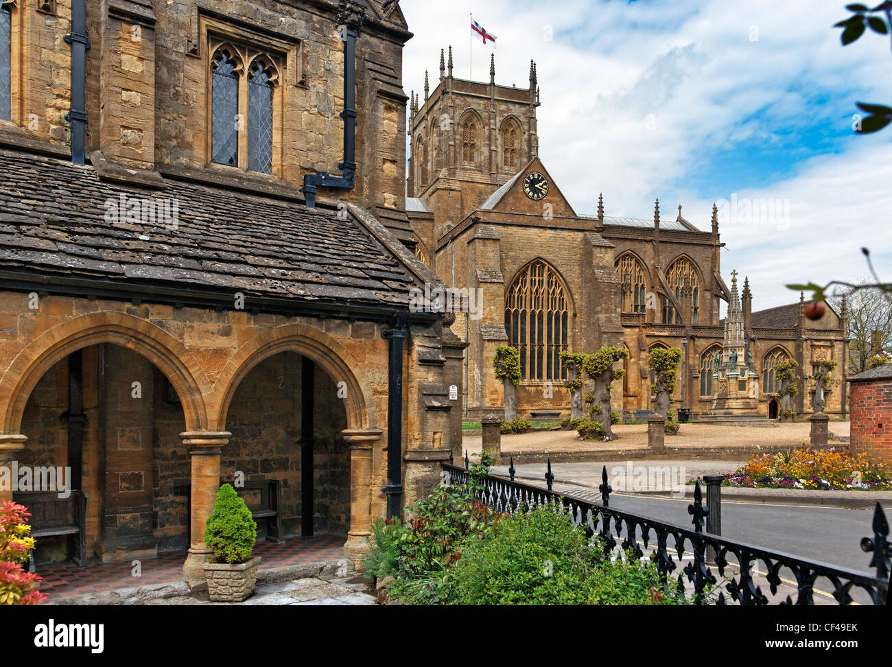 Abbey Church of St Mary the Virgin at Sherborne in Dorset, usually