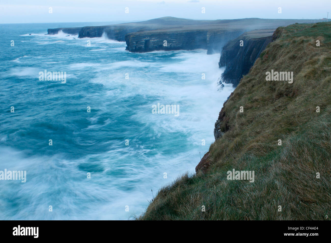 Cliffs And Coastline Of Loop Head; County Clare Ireland Stock Photo