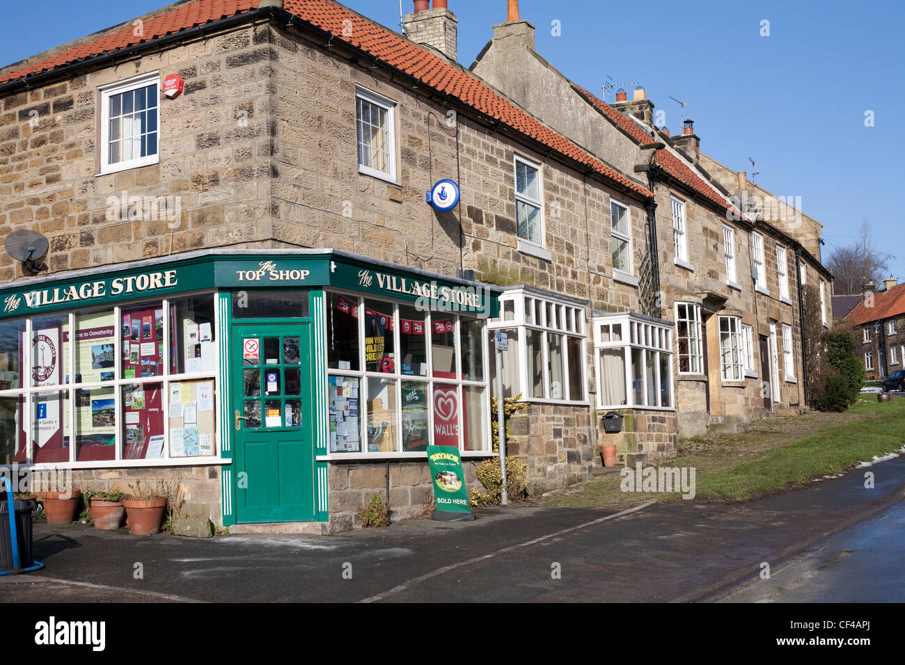 Osmotherley village store Stock Photo Alamy