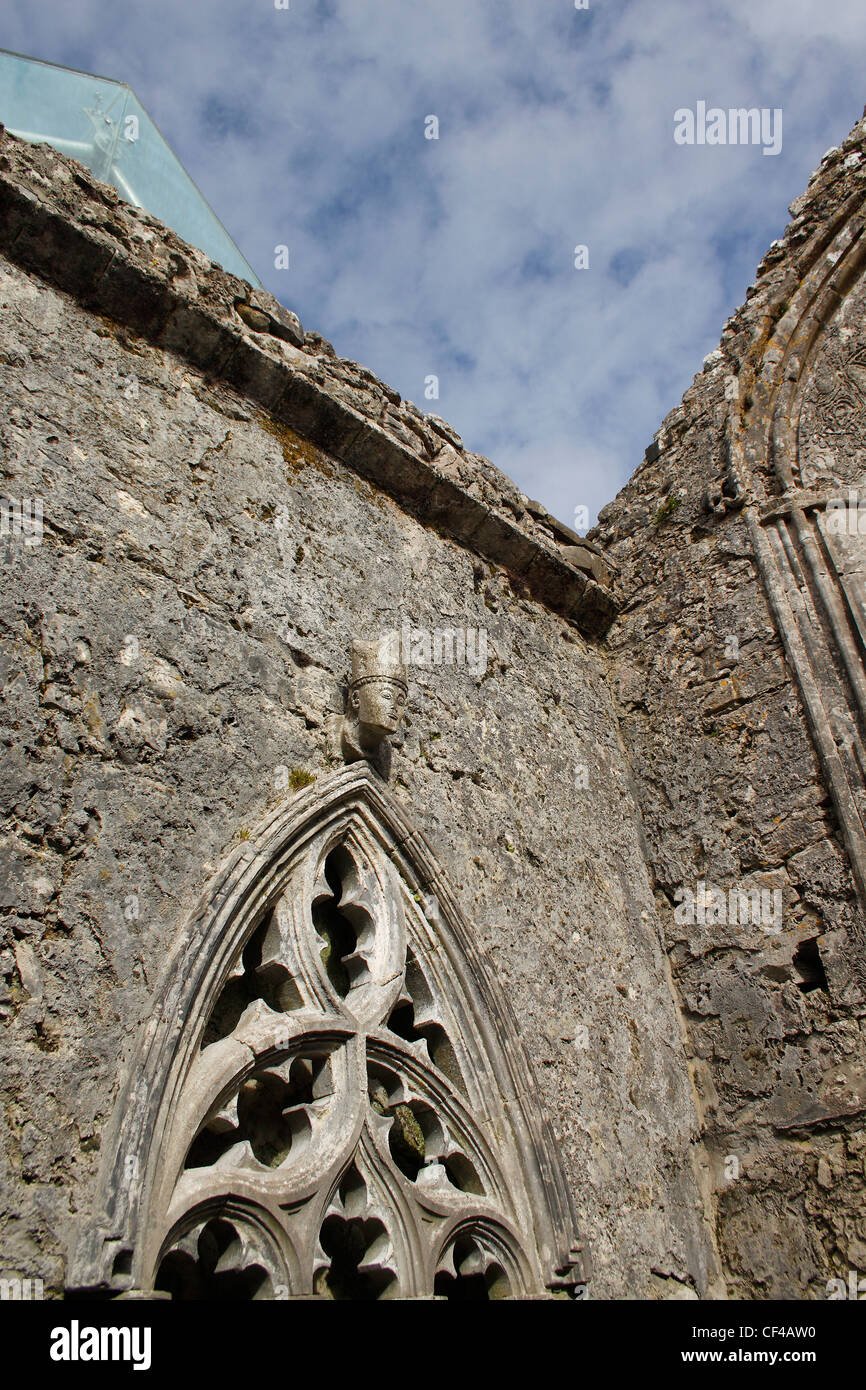 Kilfenora Cathedral In The Burren Region; Kilfenora County Clare Ireland Stock Photo