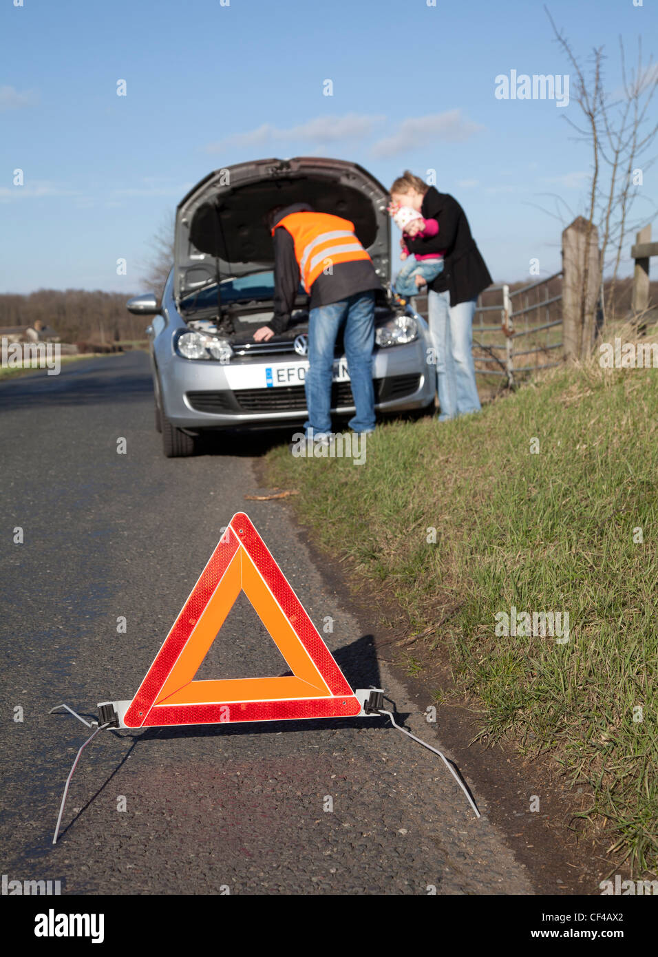 Car breakdown Stock Photo Alamy