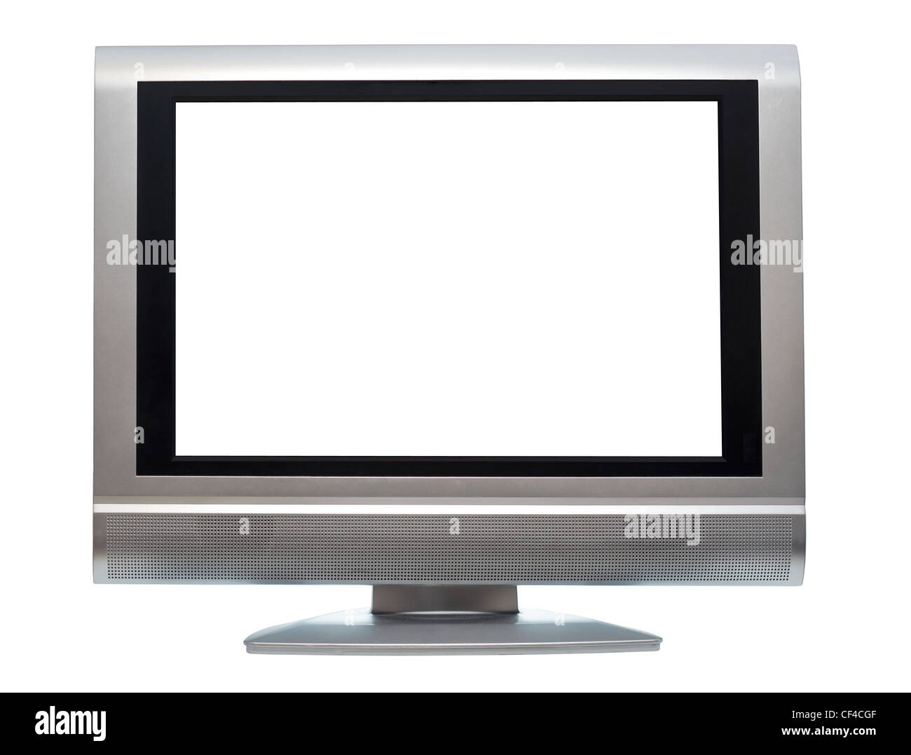 Flat Screen LCD Television Set Stock Photo