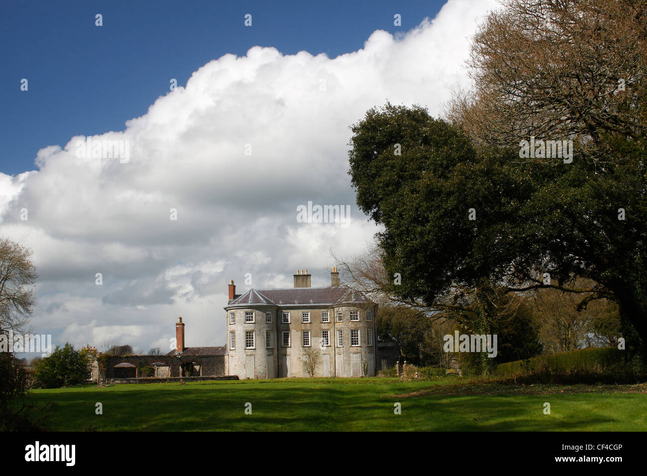 Georgian Mansion In Doneraile Park; Doneraile County Cork Ireland Stock Photo