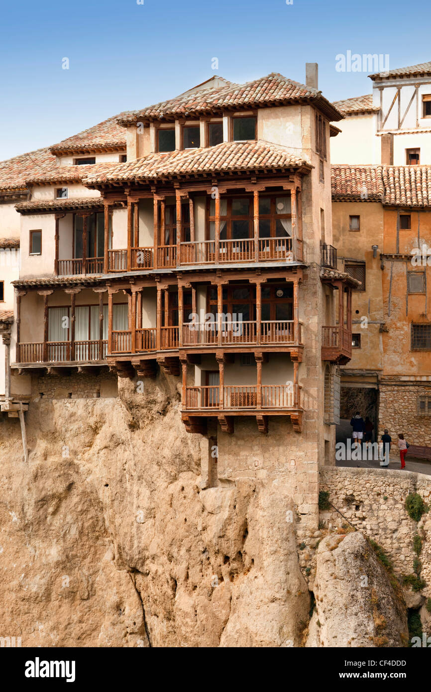 Casa Colgadas or Hanging Houses, now housing the Museum of Spanish Abstract  Art, Cuenca, Spain Stock Photo - Alamy