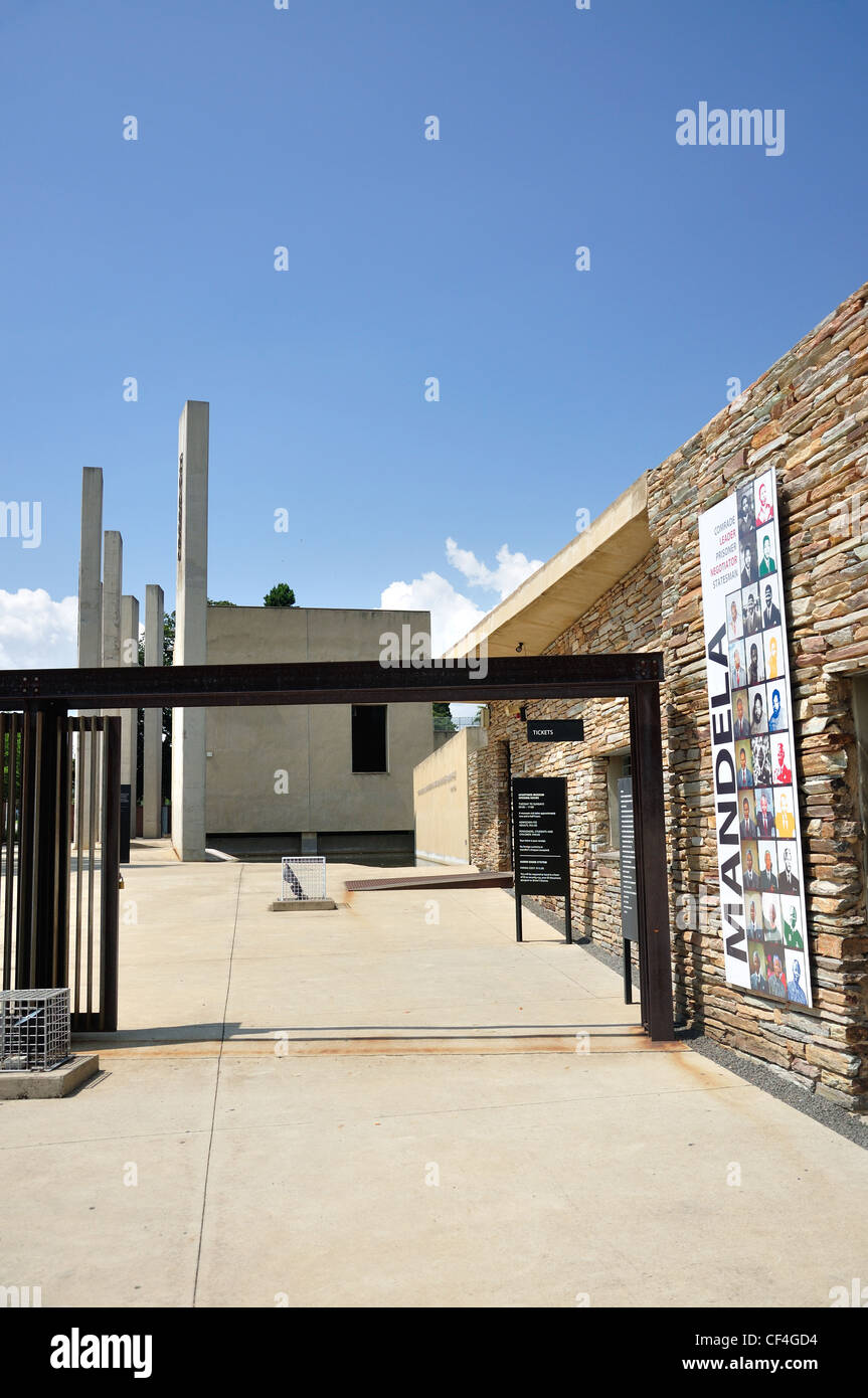 Entrance to The Apartheid Museum, Johannesburg, Gauteng Province