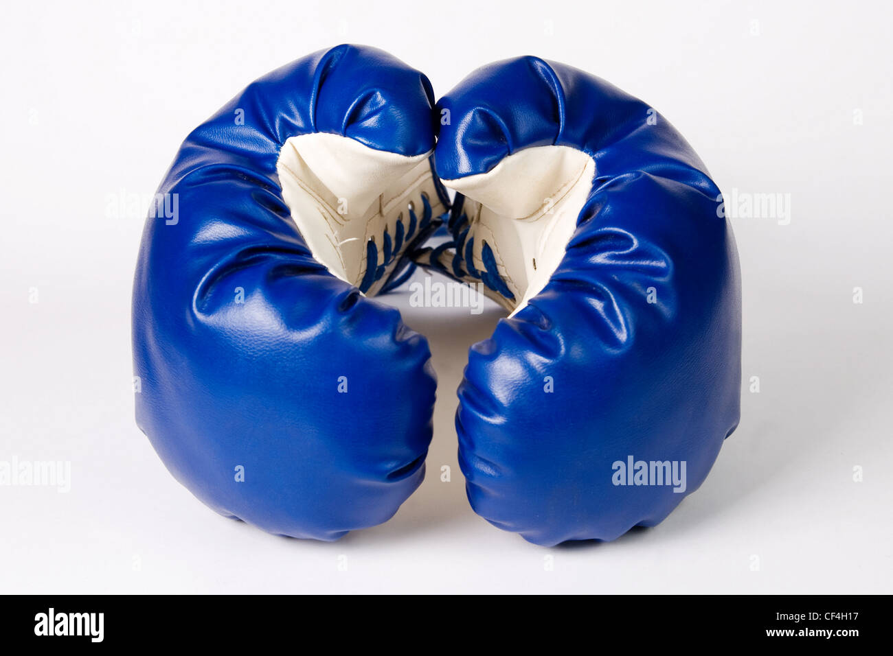 Combative sports equipment on white background Stock Photo - Alamy