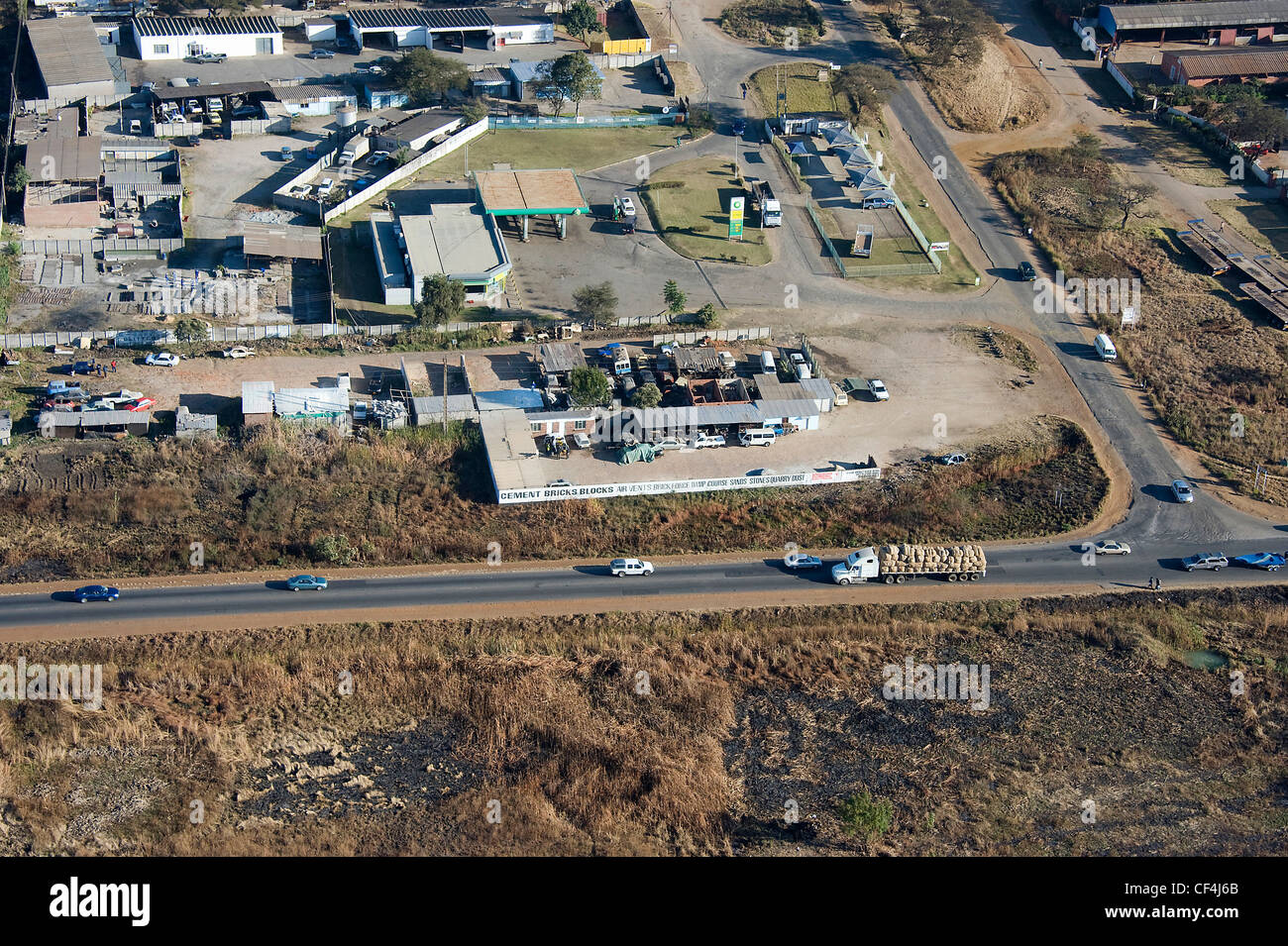 Aerial urban images from Zimbabwe Stock Photo - Alamy