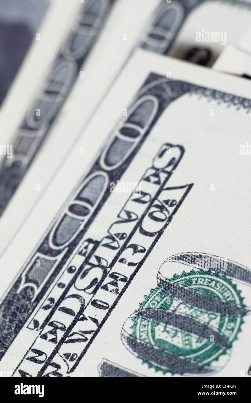 Closeup shot of 100 dollar notes Stock Photo - Alamy