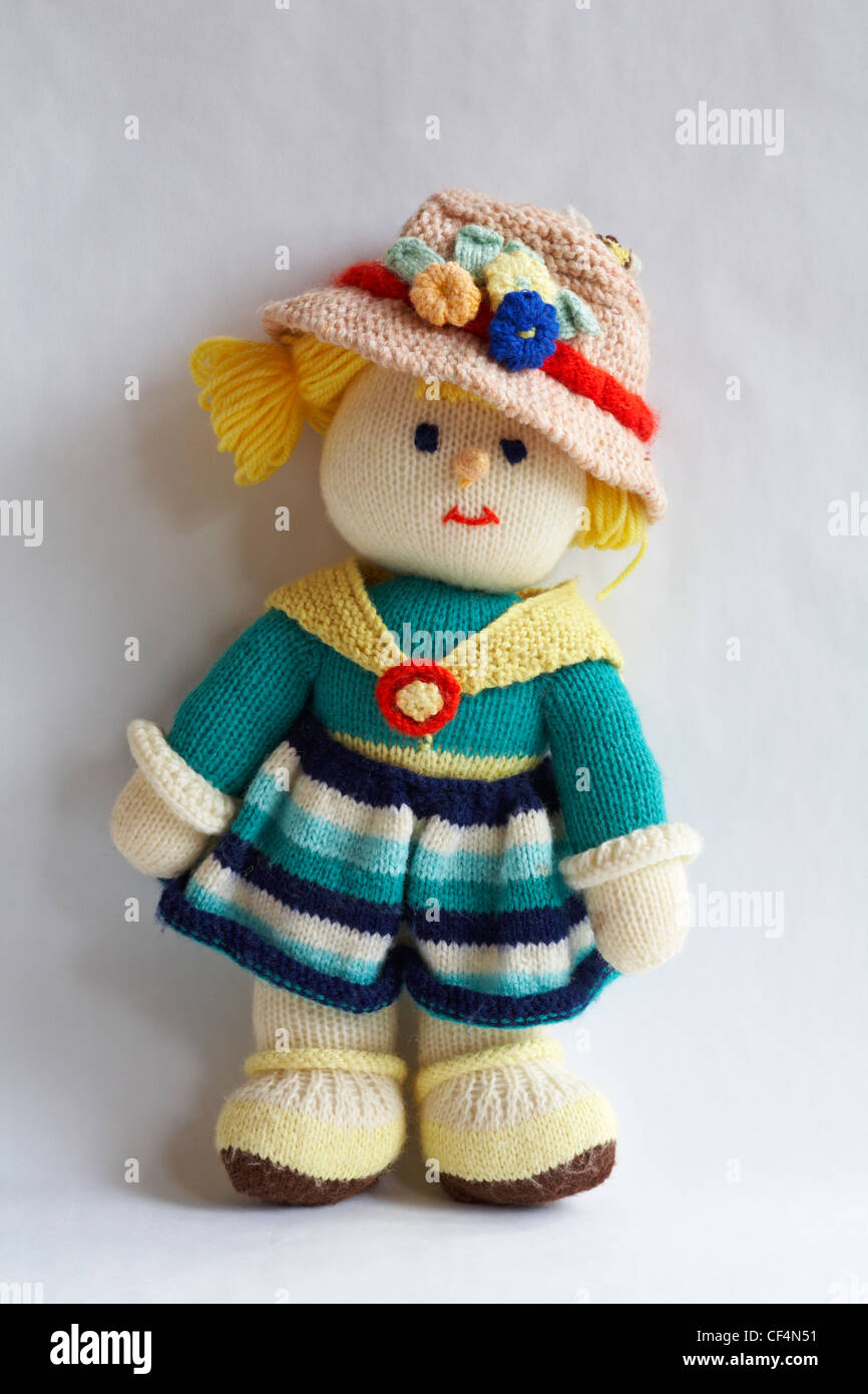 knitted character dolls