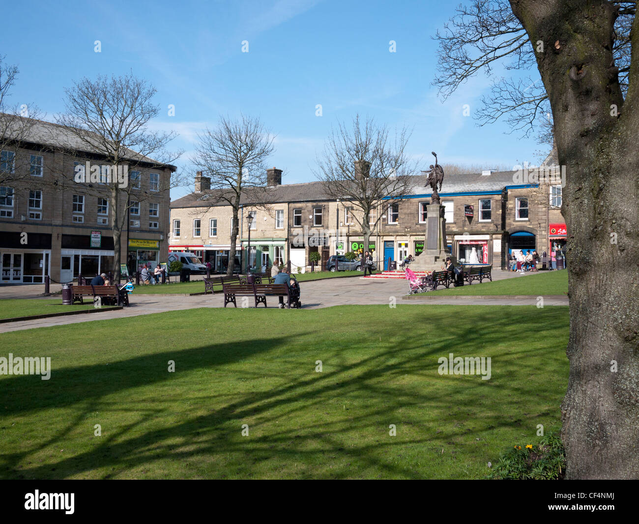 Norfolk Square, Glossop, Derbyshire, England, UK Stock Photo Alamy