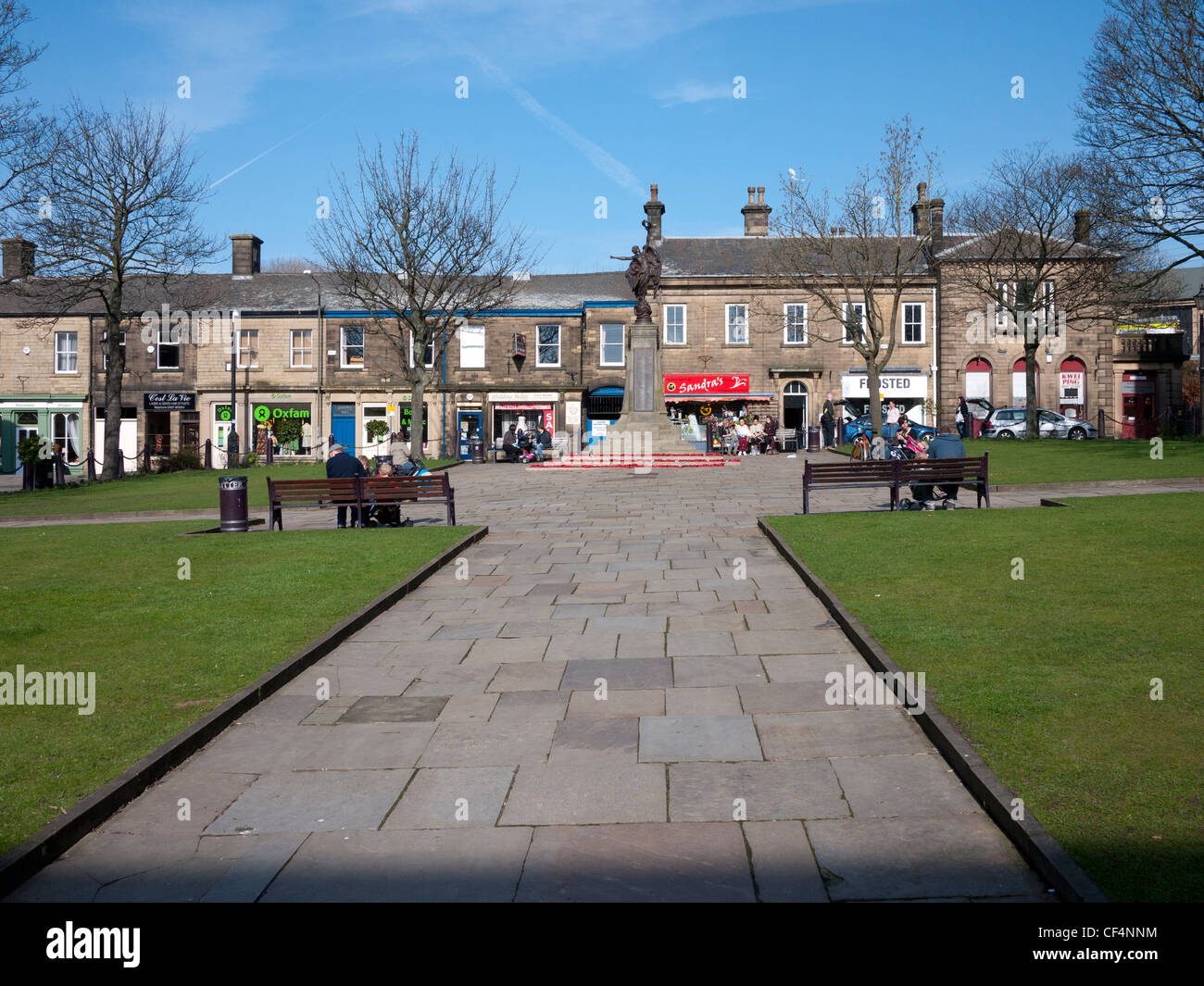 Norfolk Square, Glossop, Derbyshire, England, UK Stock Photo Alamy