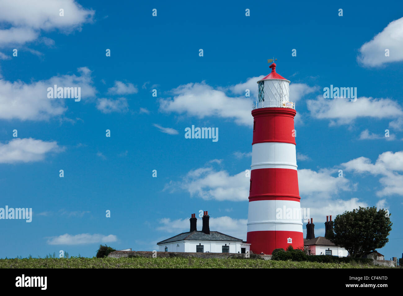 Happisburgh Lighthouse, built in 1790, the oldest working light in East