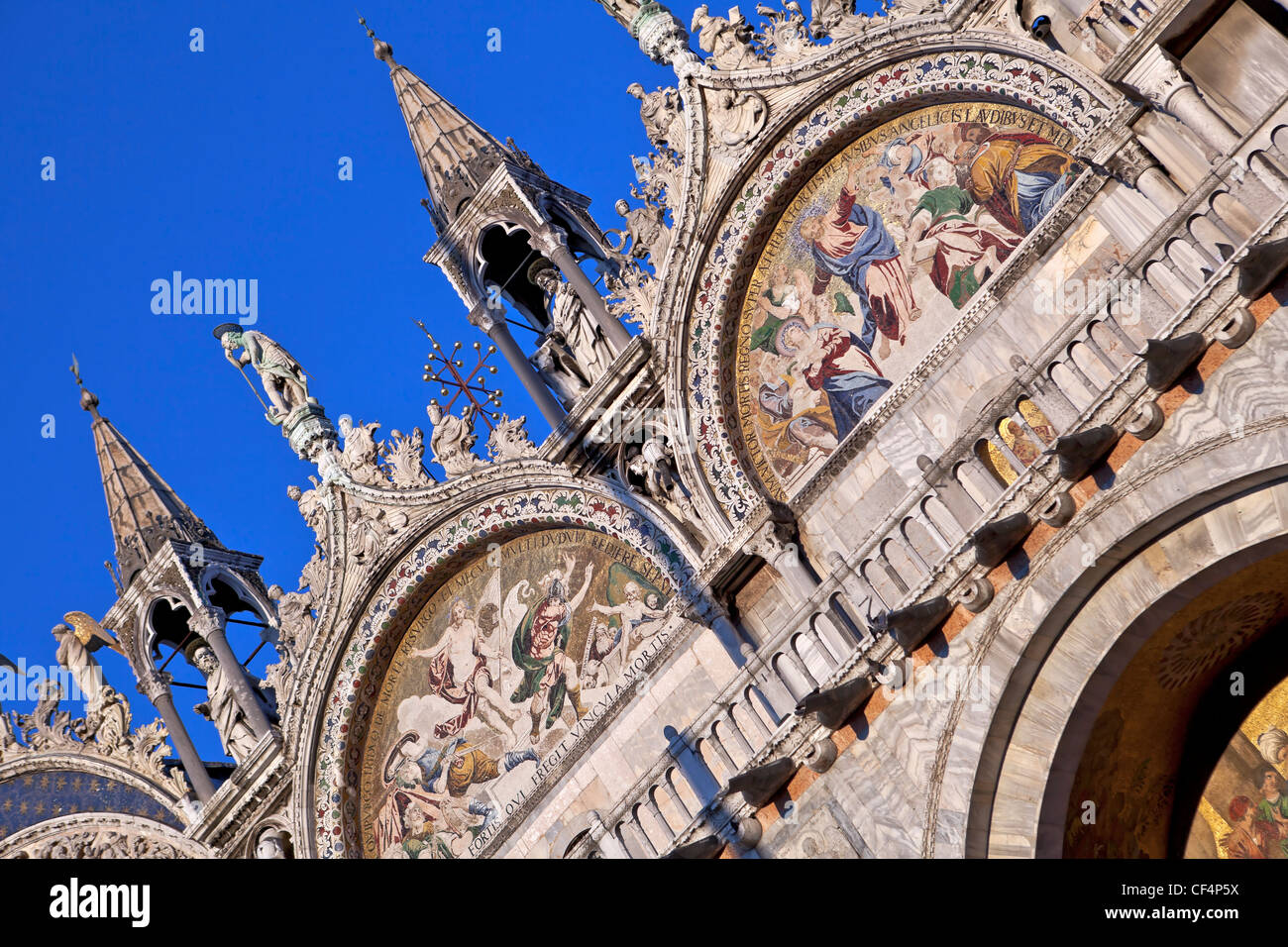 St. Mark's, Venice, Veneto, Italy, close-up Stock Photo