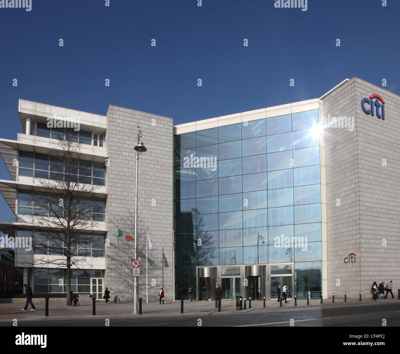 The Citibank Dublin headquarters in the International Financial Services Centre (IFSC). Stock Photo