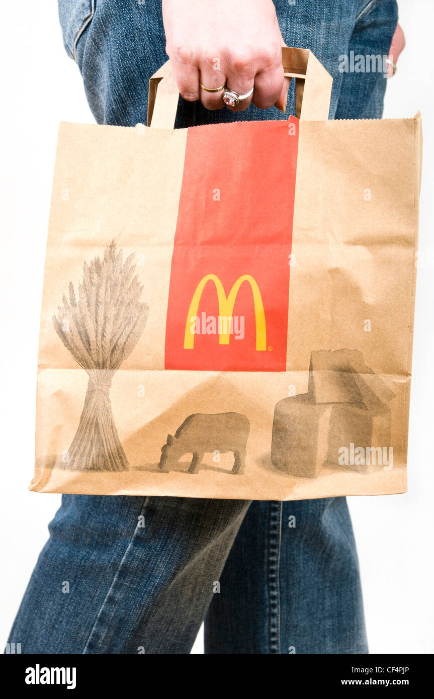 Mcdonald's bag hi-res stock photography and images - Alamy