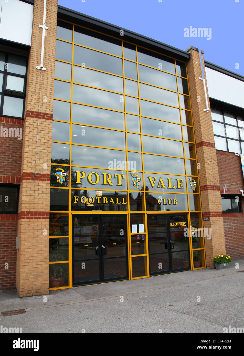Port Vale Football Club, Burslem, StokeonTrent, Staffs Stock Photo