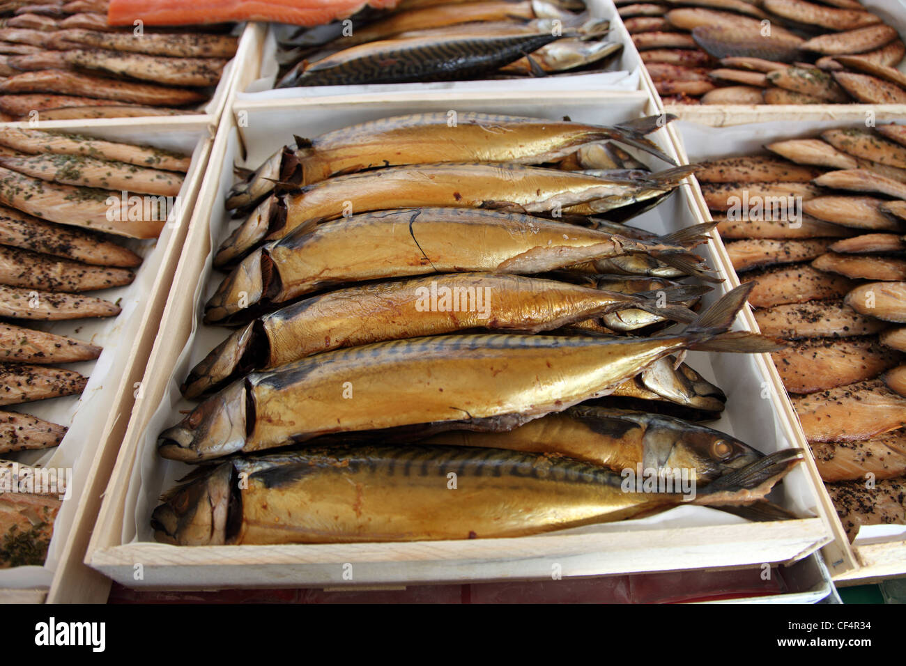 Smoked mackerel by Frank Hederman, Belvelly Smokehouse, on sale at