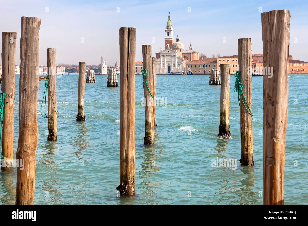 San Giorgio Maggiore, Bacino di San Marco, Venice, Veneto, Italy Stock Photo