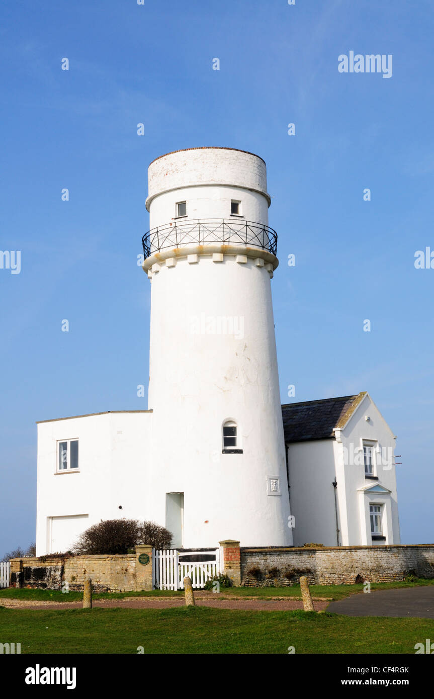 Lighthouse at Hunstanton, Norfolk, England, UK Stock Photo