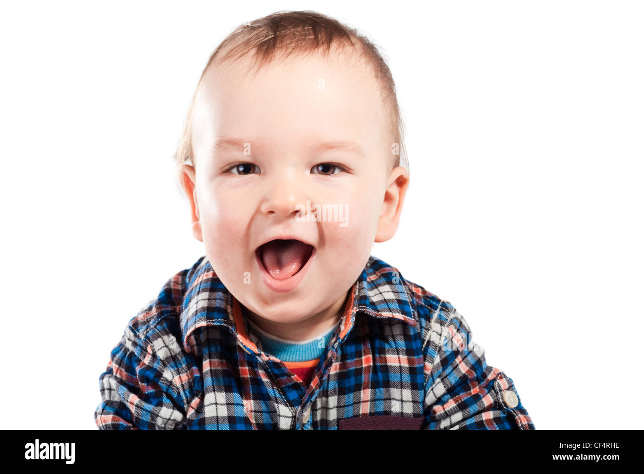 bright closeup portrait of adorable baby Stock Photo - Alamy