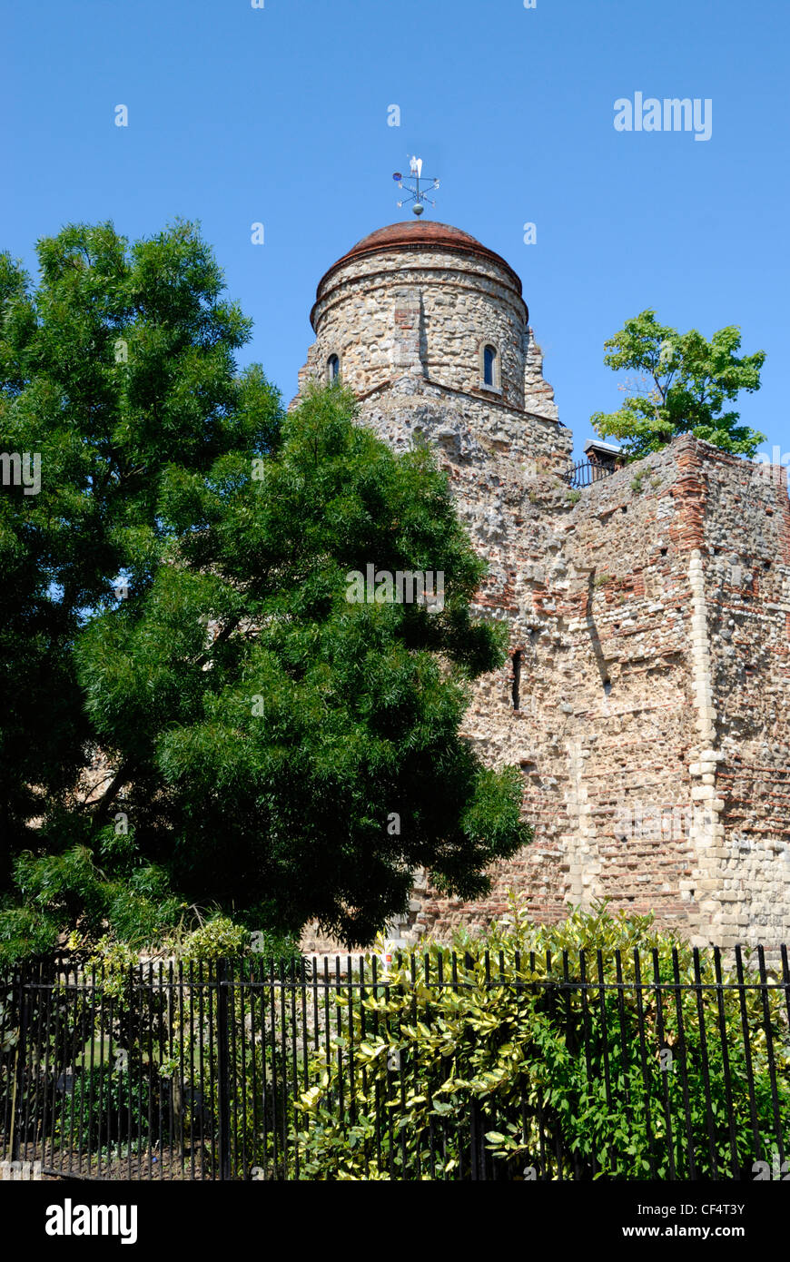 Colchester Castle is now a public museum showing Colchester's history from the Stone Age to the Civil War. It is an almost compl Stock Photo