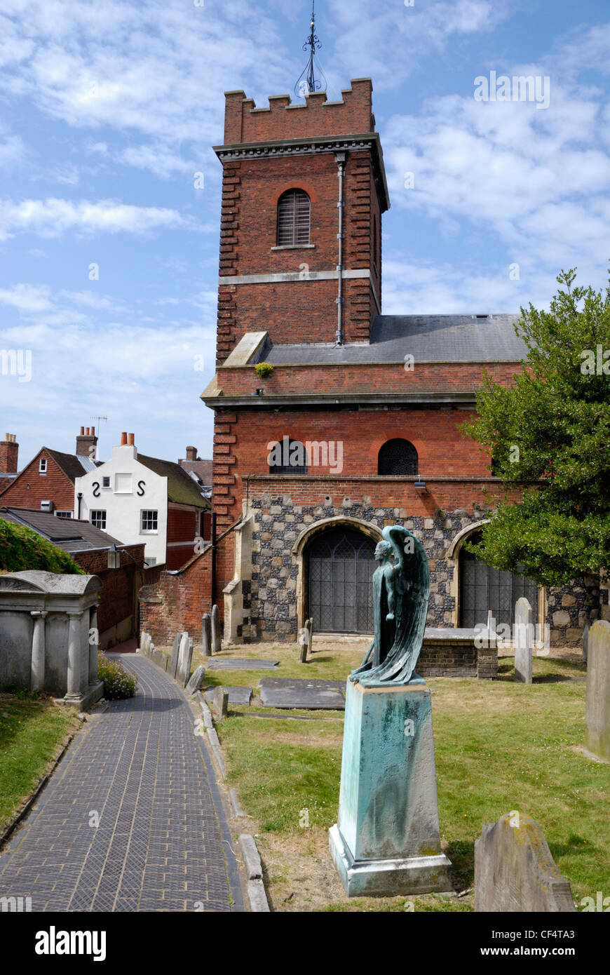 Holy Trinity Church in Guildford. The church contains the notable tomb of George Abbot 1562-1633 (Archbishop of Canterbury and b Stock Photo