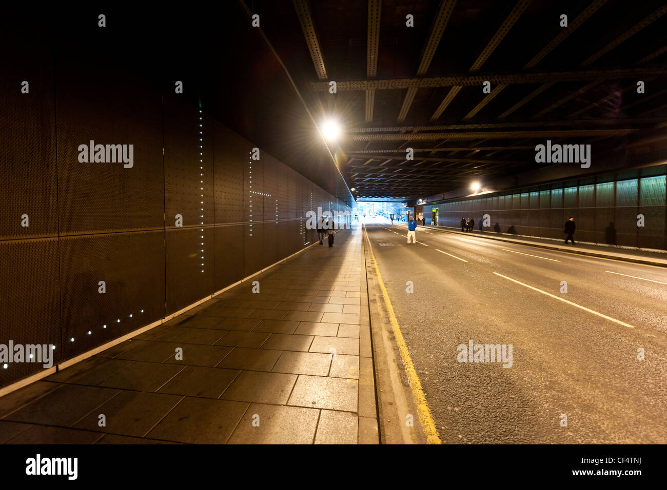 Tunnel under Leeds City Station, known locally as the Dark Arches Stock