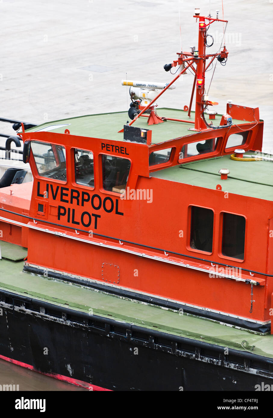 Detail wheelhouse liverpool pilot boat hires stock photography and
