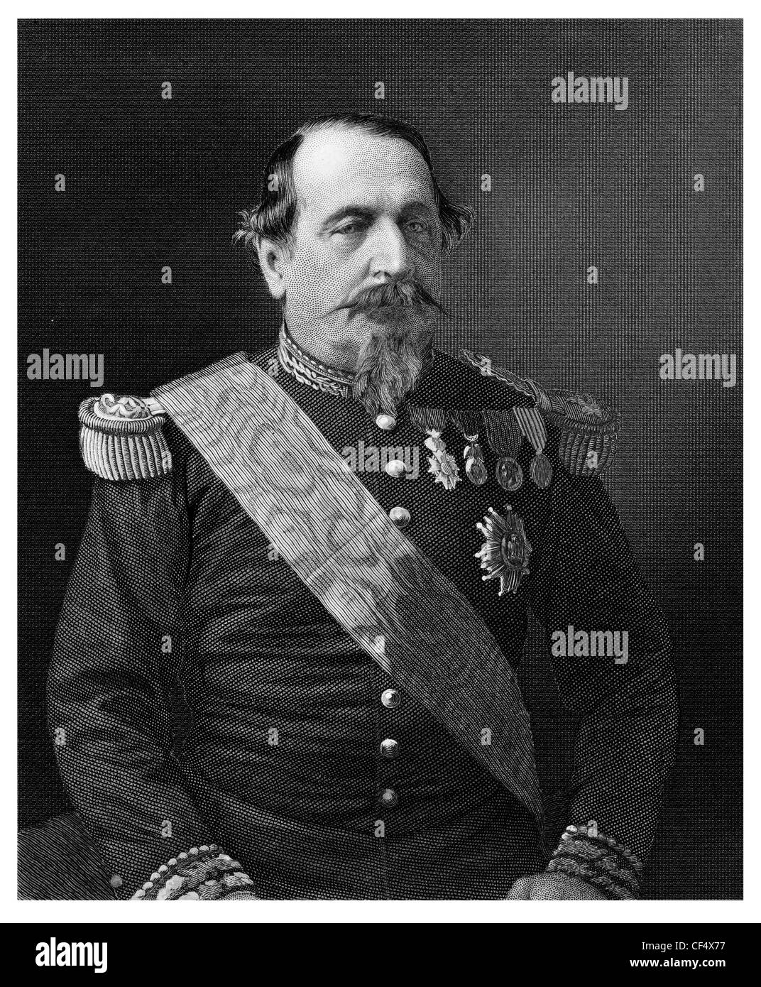 Louis Napoléon Bonaparte III 1808 1873 President French Second Republic titular president monarch king Stock Photo