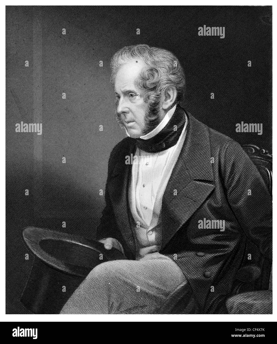 Henry John Temple 3rd Viscount Palmerston 1784 1865 Lord Palmerston British statesman Prime Minister Tory Liberal Stock Photo