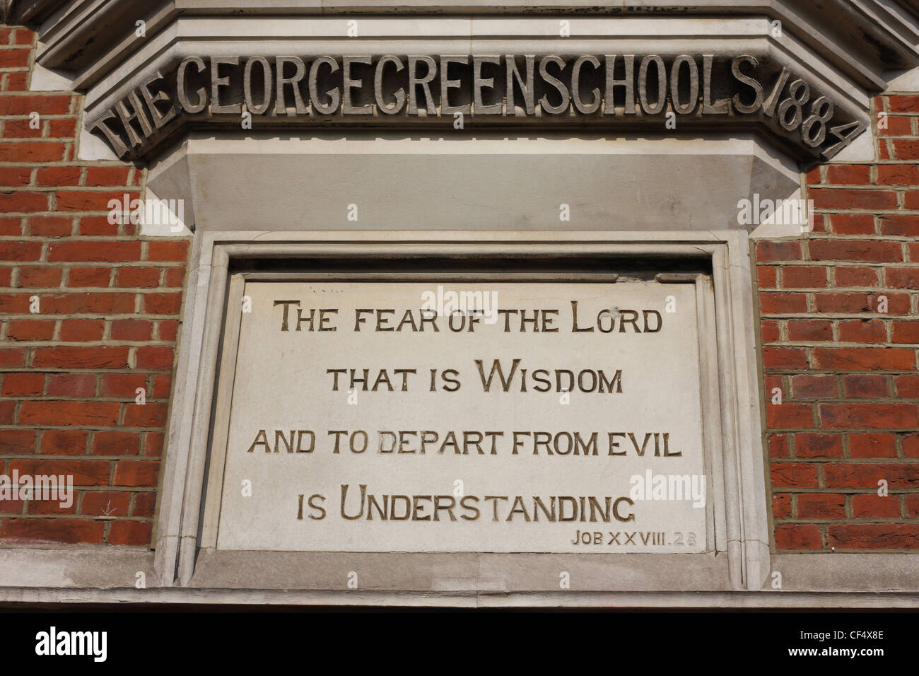 George Green School, Poplar, London Stock Photo