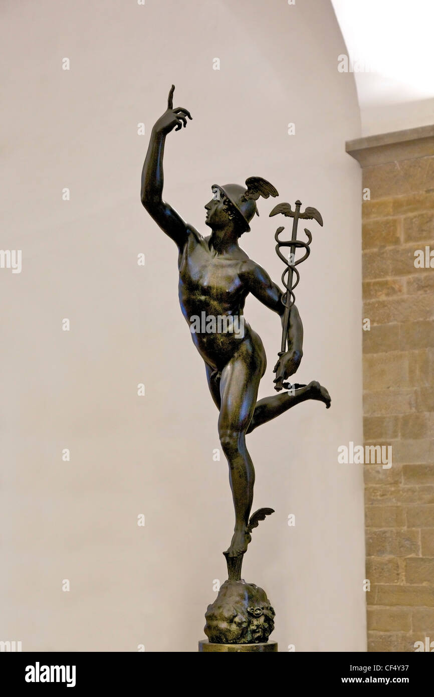 Mercury, by Giambologna, 1564, Bargello, Florence, Tuscany, Italy
