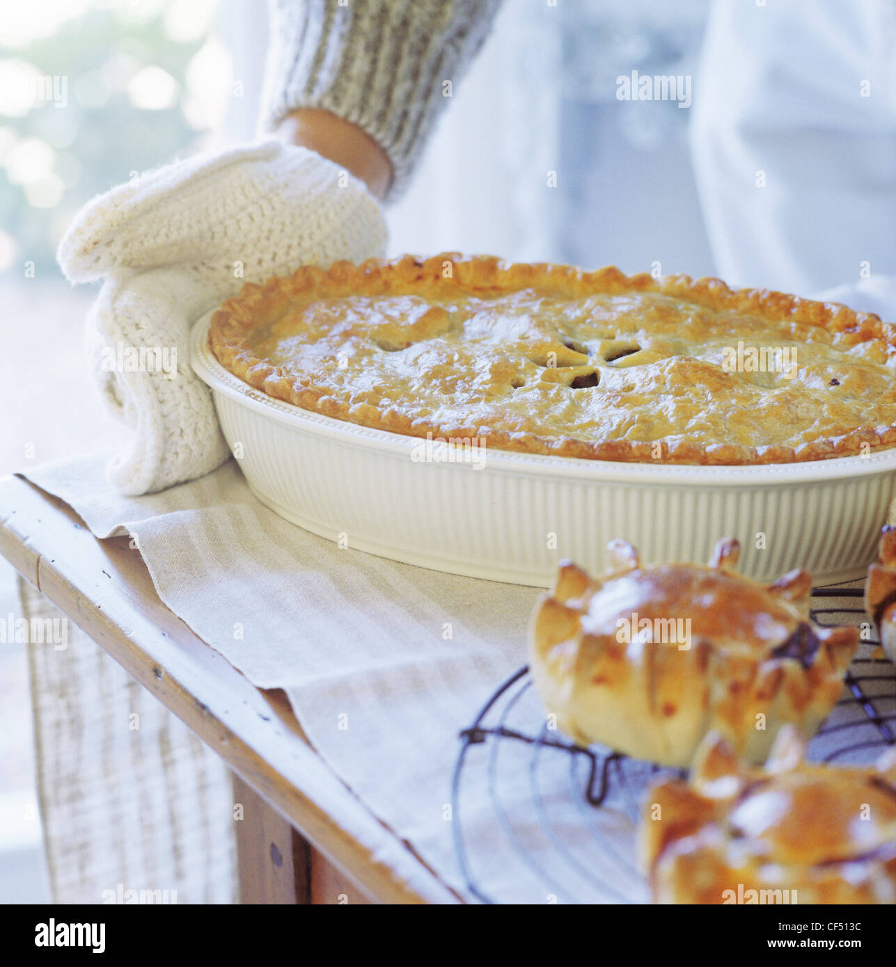 Hearty Winter Pies Even kings would give their eyeteetha golden brown