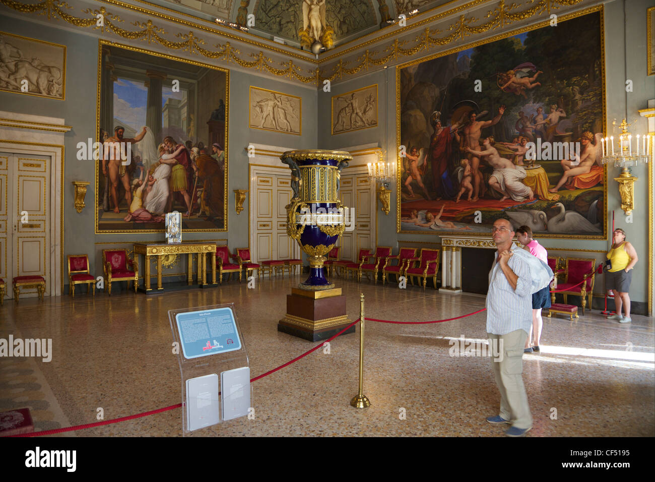 Room of Hercules, Royal Apartments, Palazzo Pitti, Florence, Tuscany, italy, Europe Stock Photo