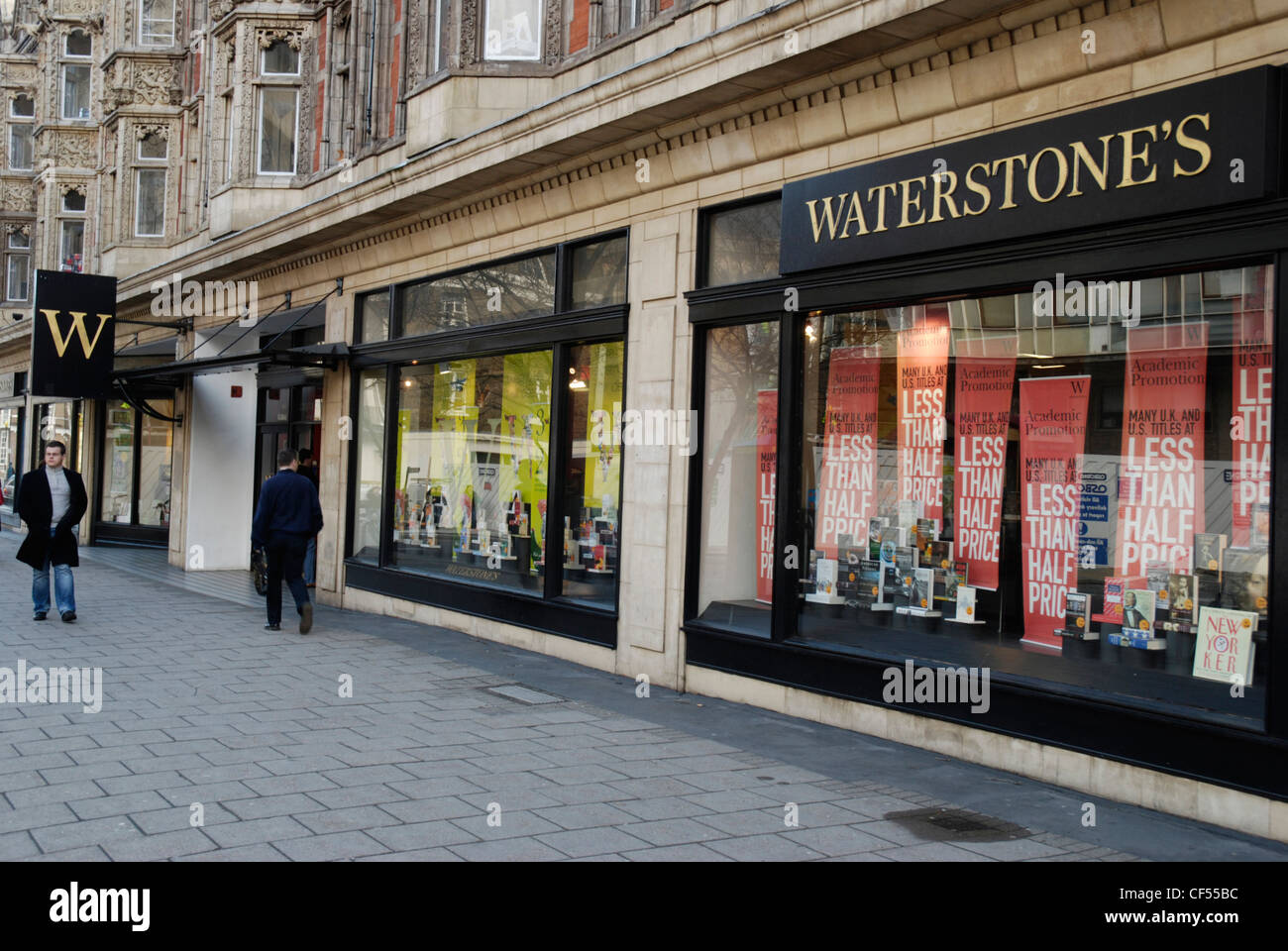Exterior of Waterstones London University in Torrington Place