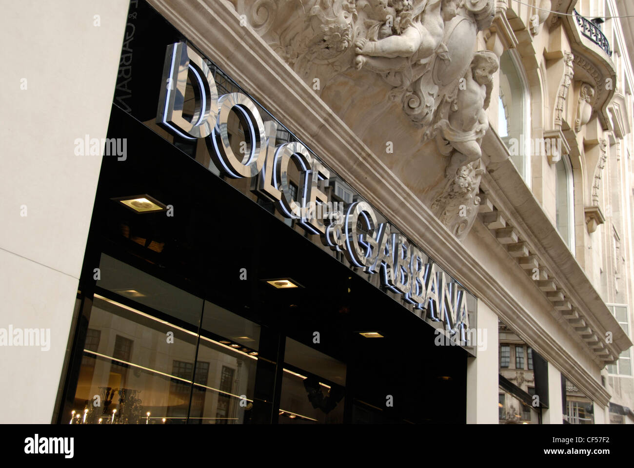 Signage for the Dolce and Gabbana designer store on Old Bond Street Stock  Photo - Alamy