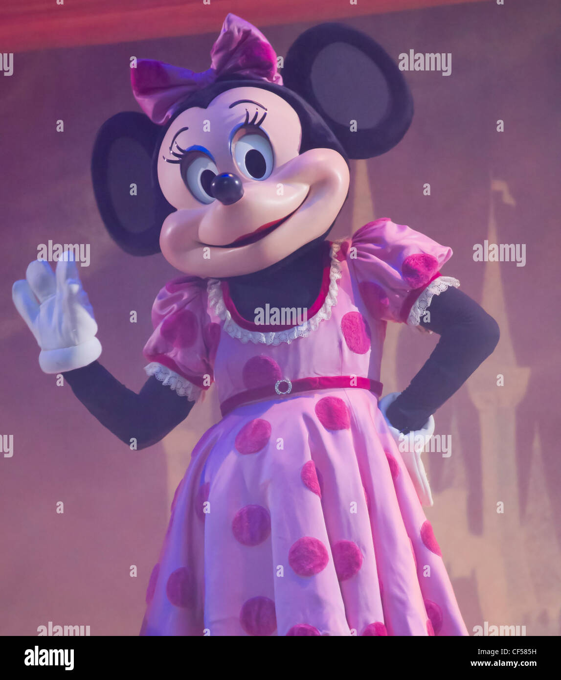 Minnie mouse green dress top