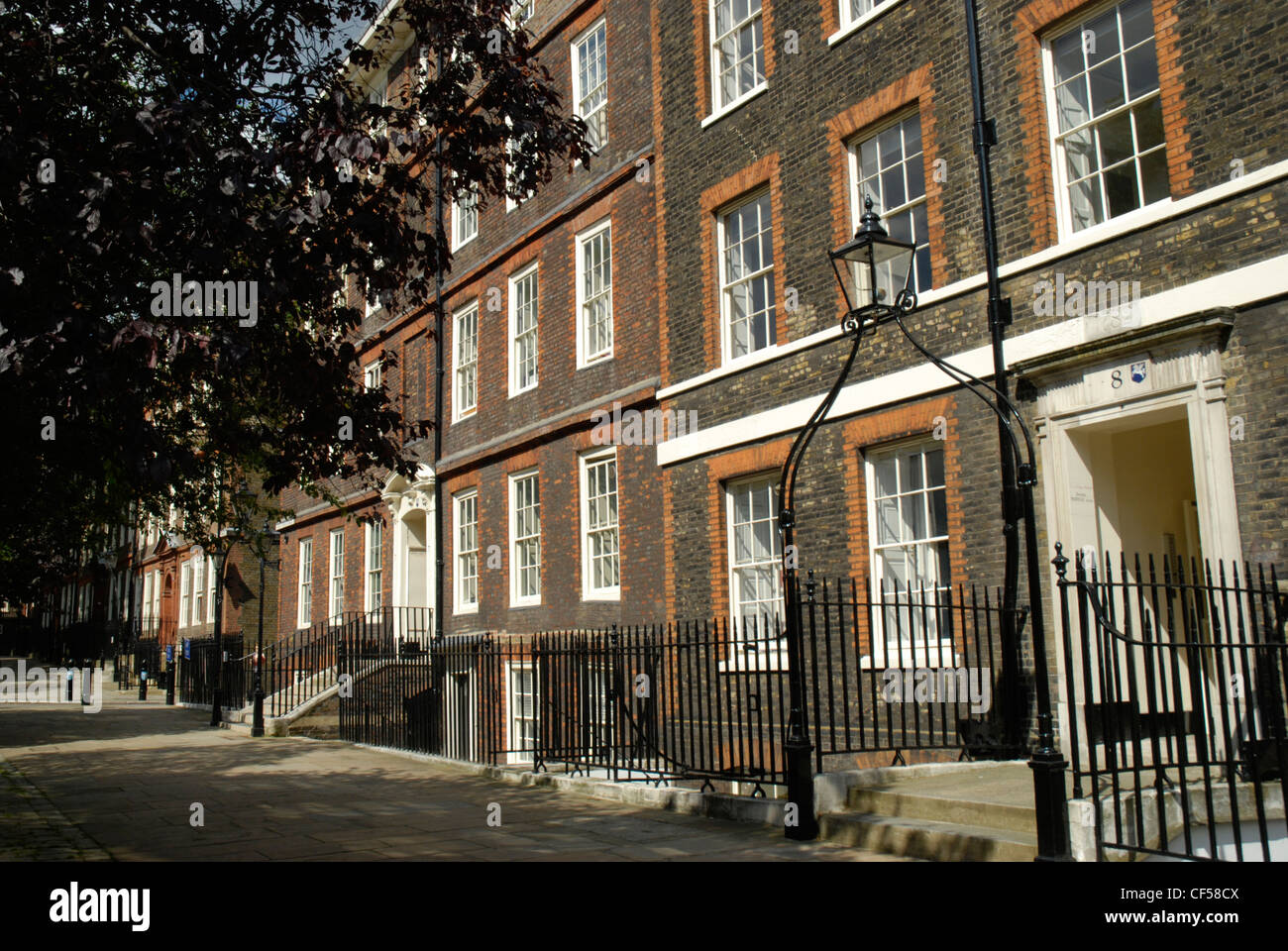 Exterior of legal chambers in King's Bench Walk. Stock Photo