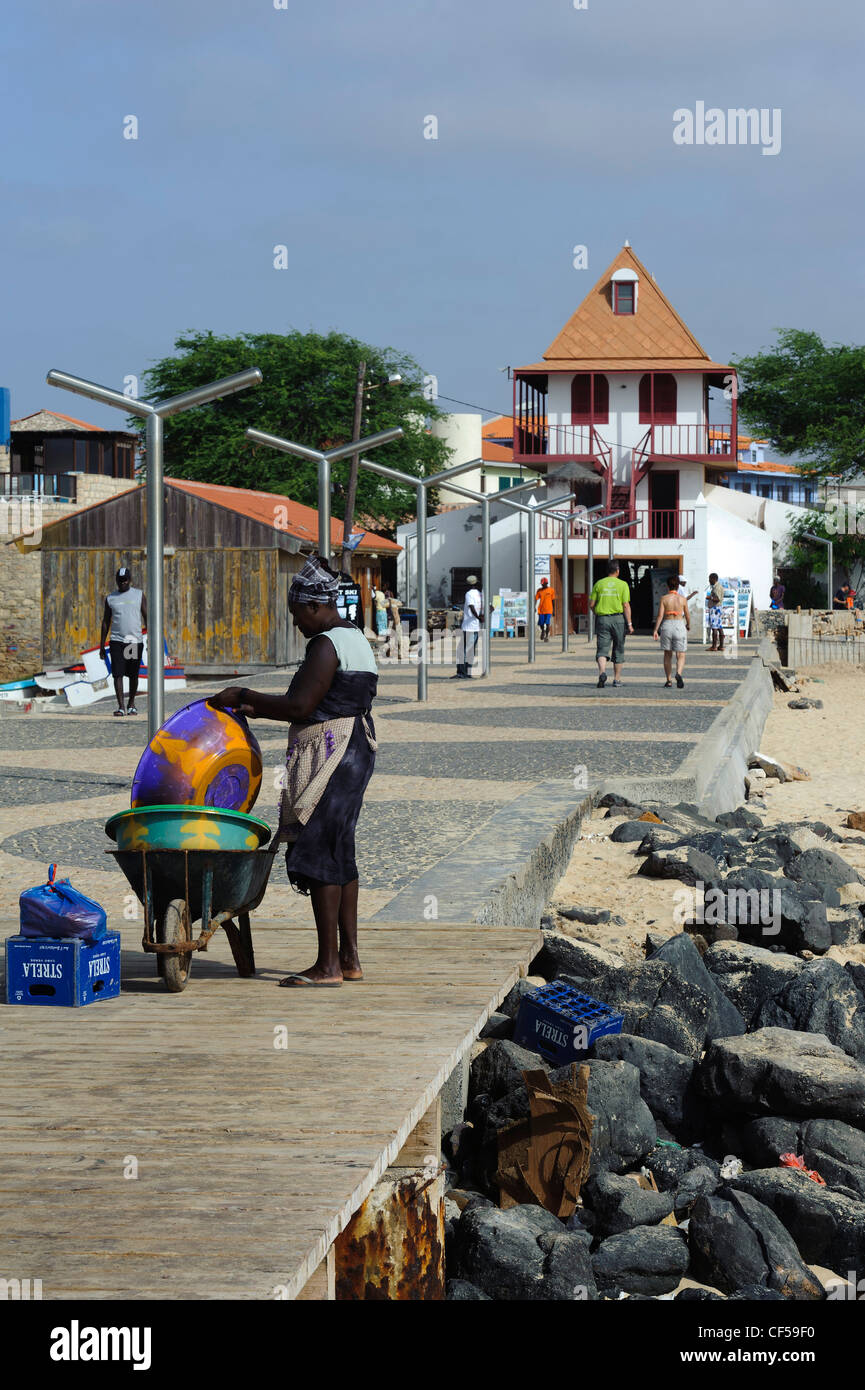 Former Scale House for Salt, Santa Maria, Island Sal, Cape Verde