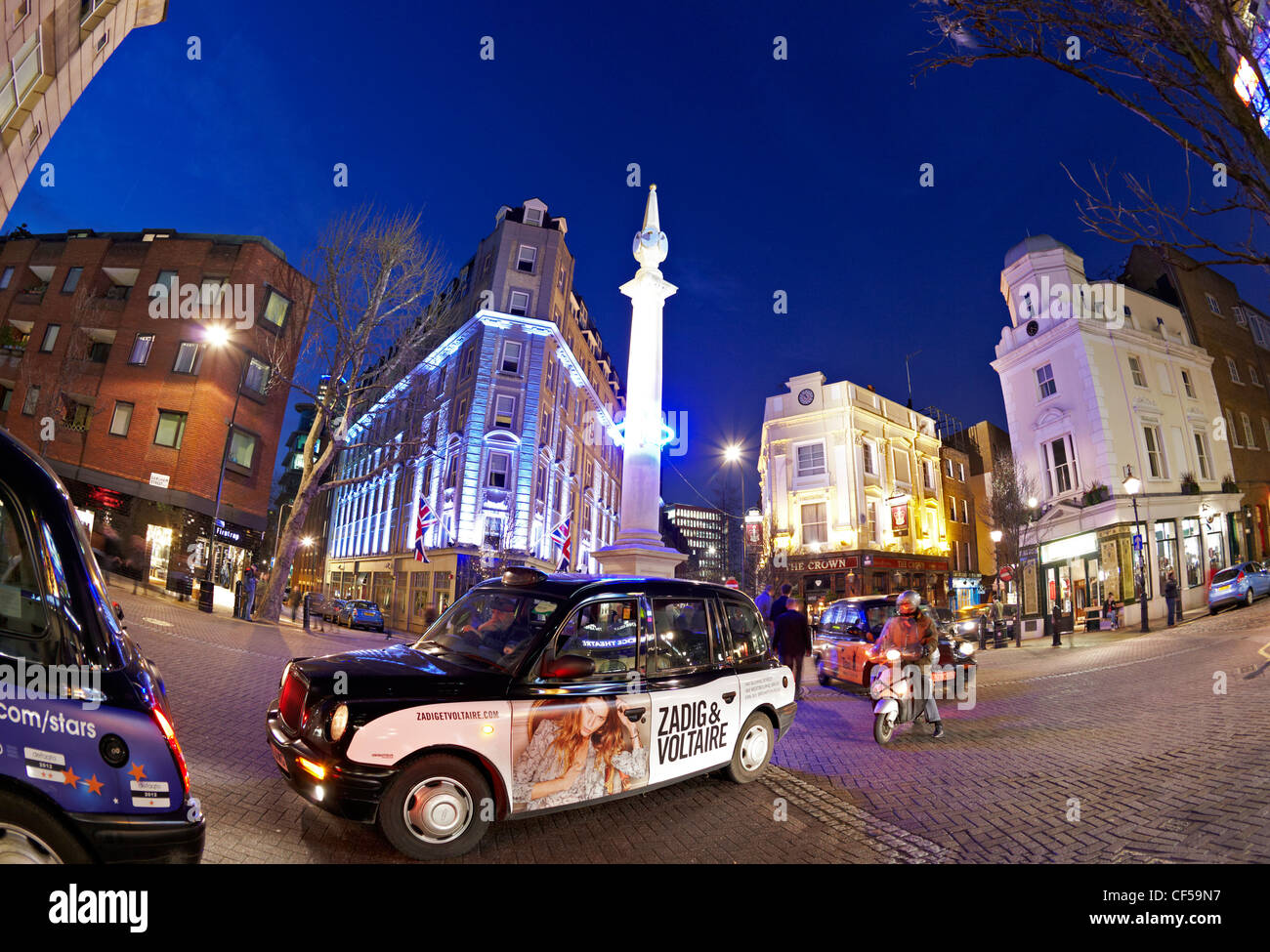The Seven Dials West End London UK Stock Photo