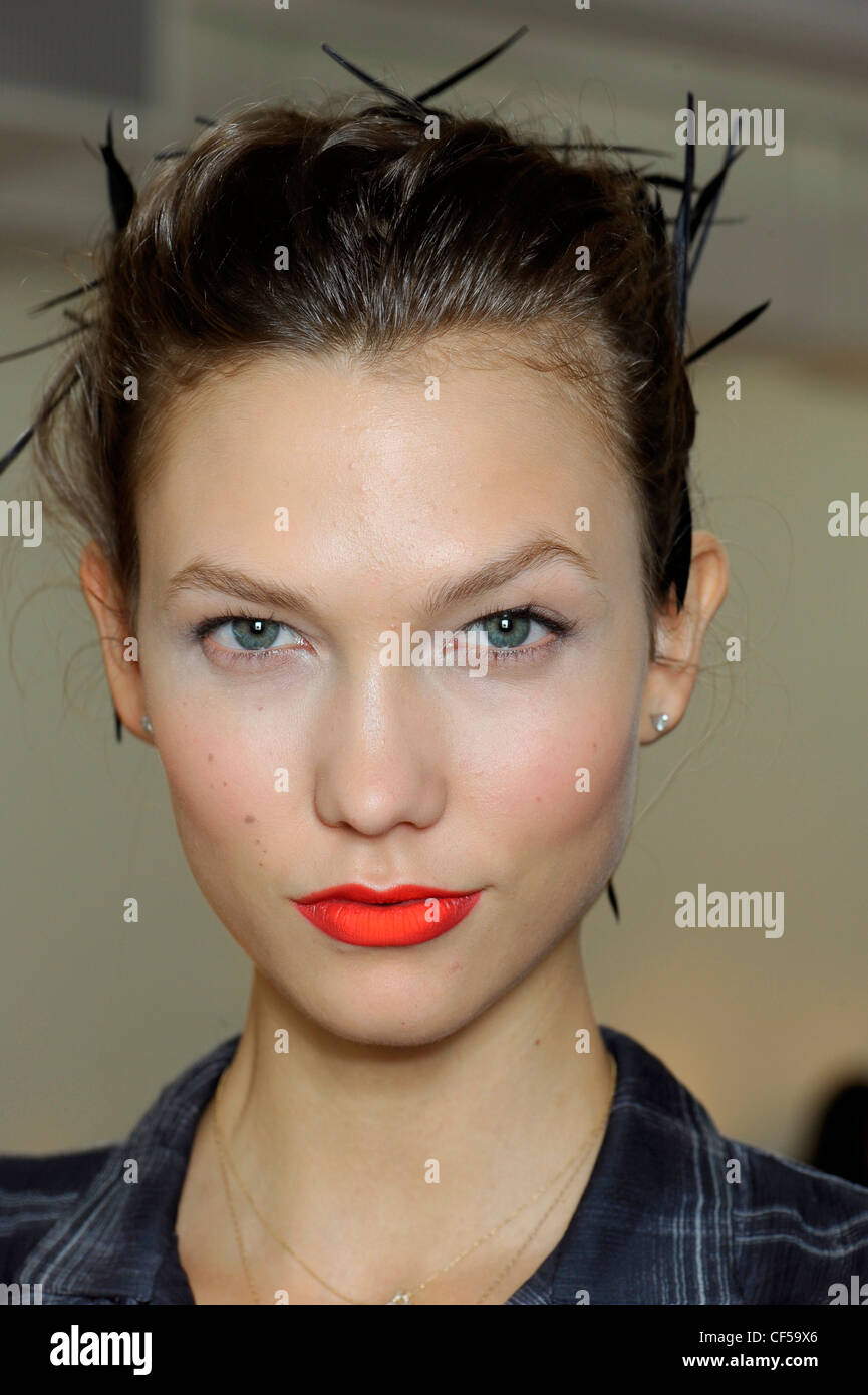 Jason Wu Backstage New York Ready to WearSpringSummer 2012 Stock Photo ...