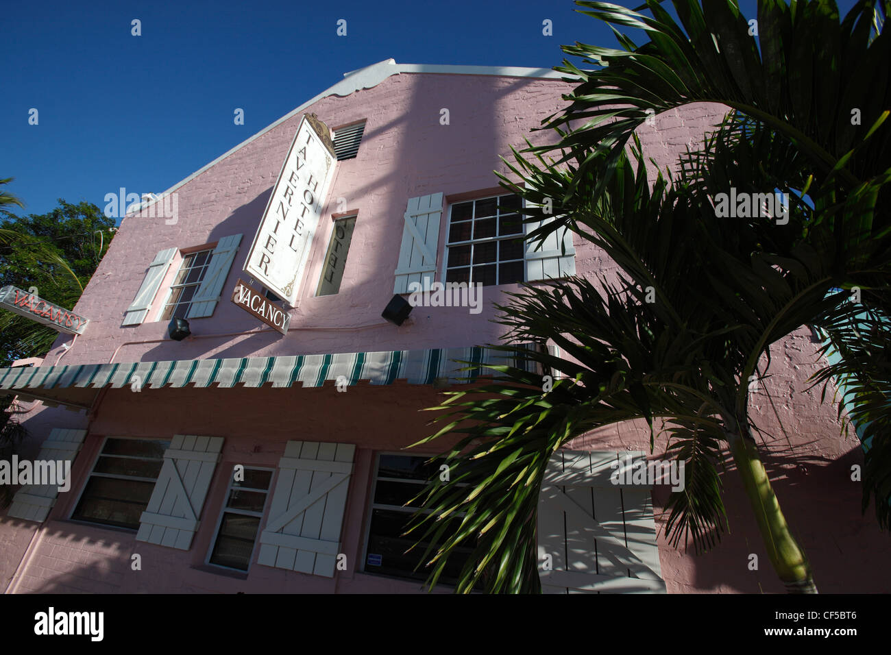 Tavernier Hotel, Tavernier, Florida Keys Stock Photo