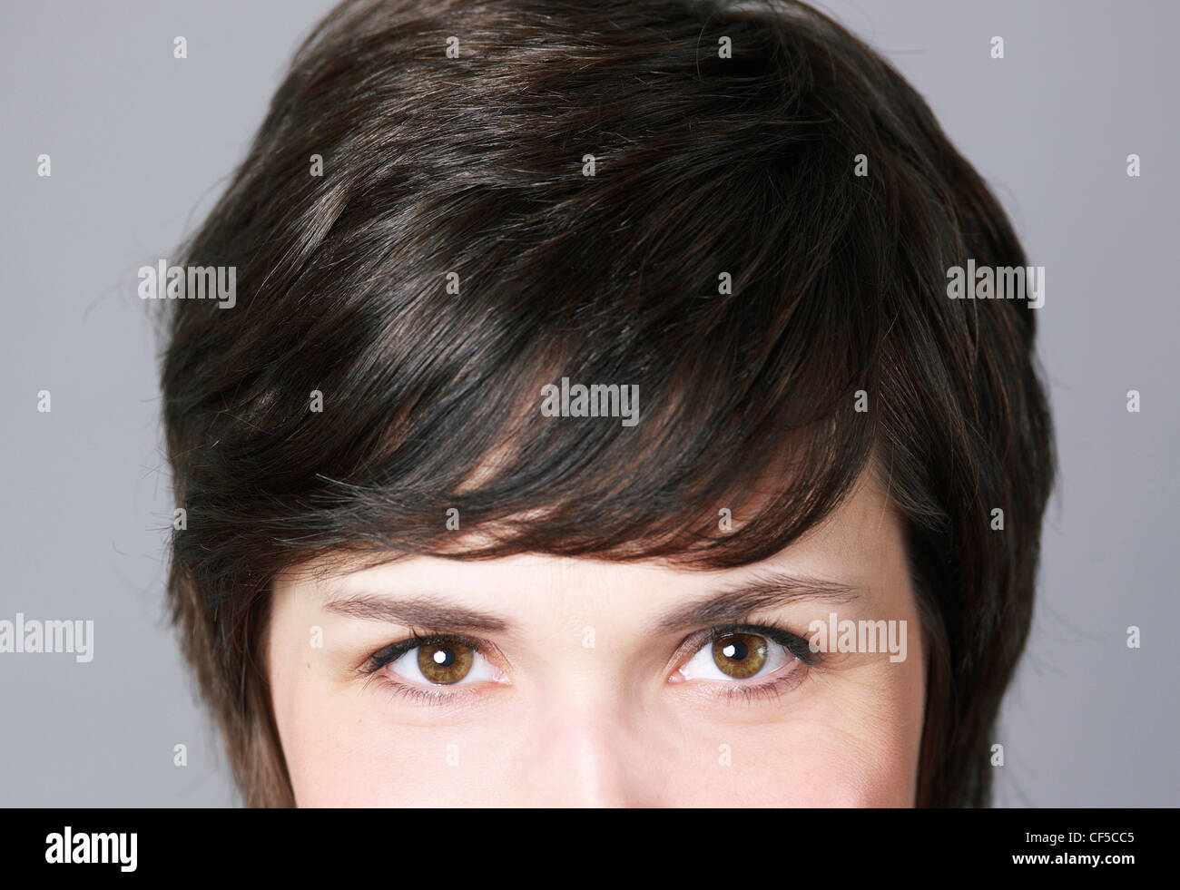 Extreme close up young woman hi-res stock photography and images - Alamy
