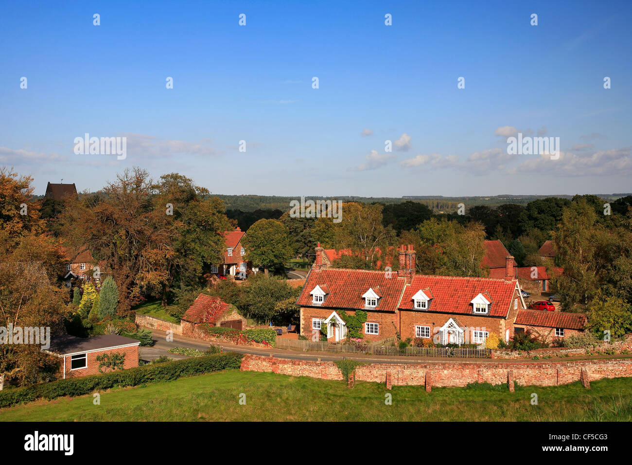 Castle rising village hi-res stock photography and images - Alamy