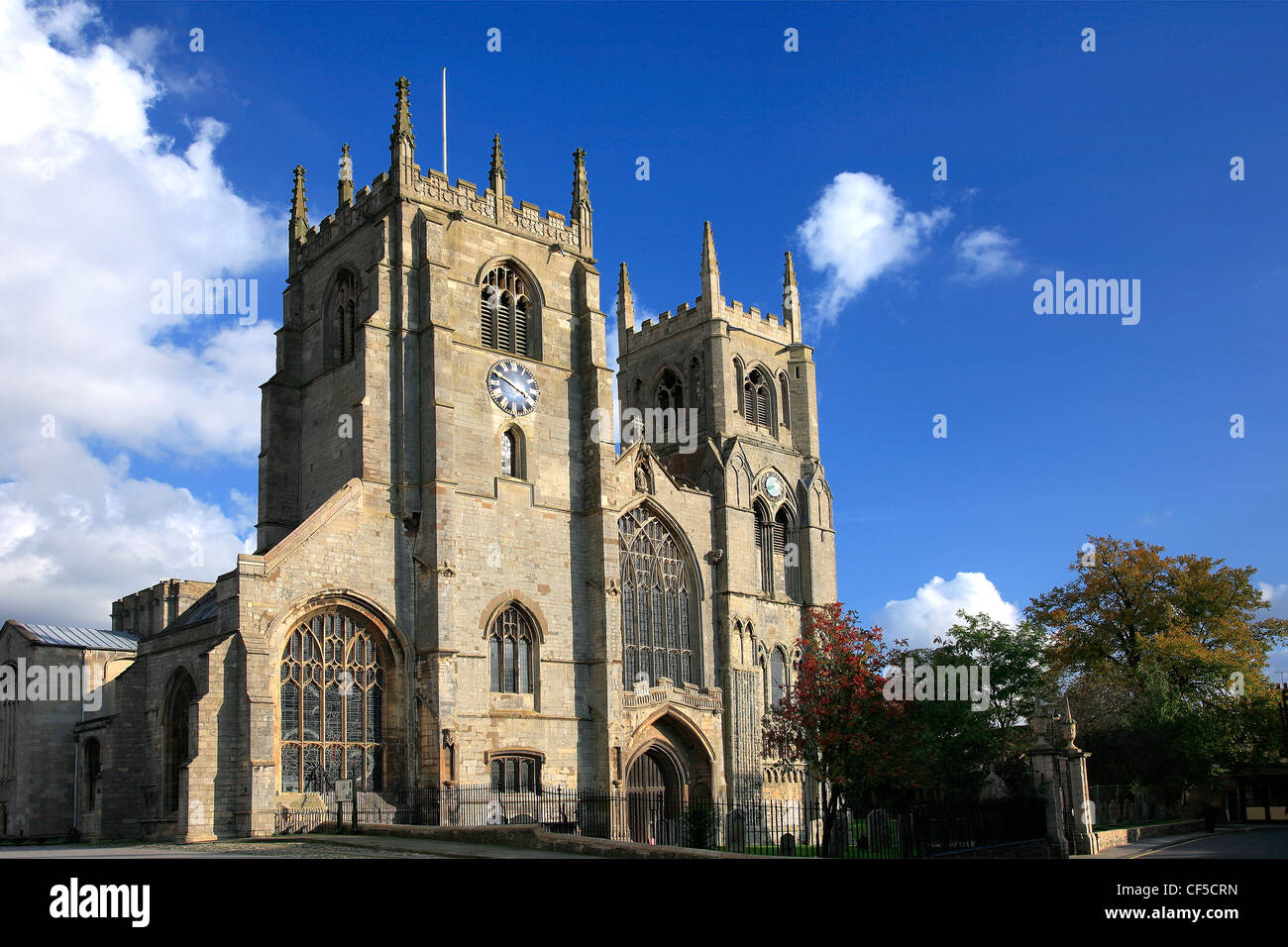 St Margaret's Church, King's Lynn town, North Norfolk, England, Britain ...