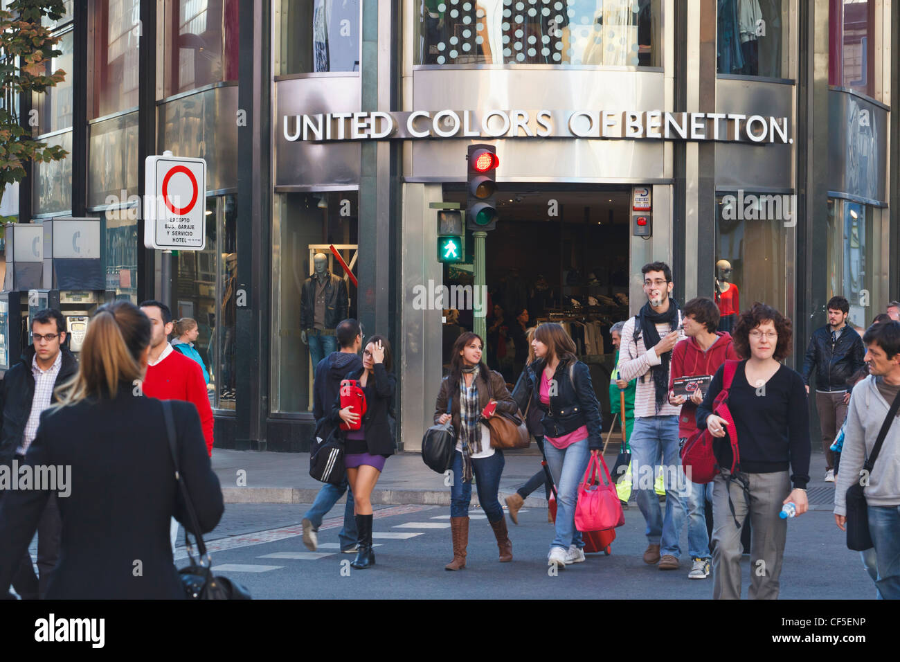 A United Colors of Benetton shop in central Madrid, Spain Stock Photo -  Alamy