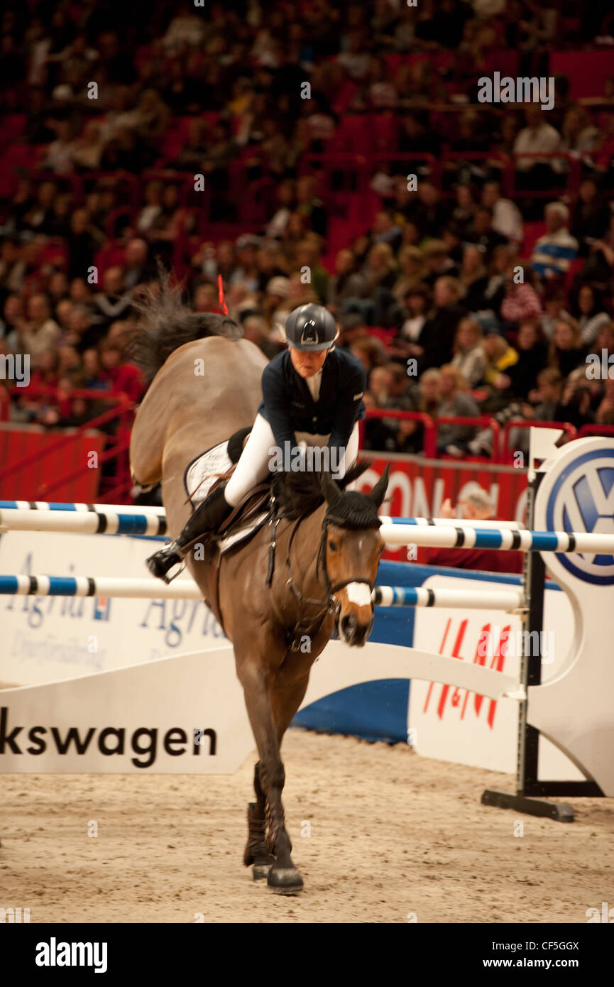 Nina Fagerström from Finland riding Talent at Stockholm International
